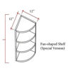 Picture of Wall End Shelf Cabinet (WES)